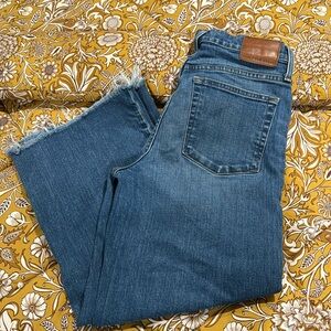 Point sur j. Crew wide leg crop Jean